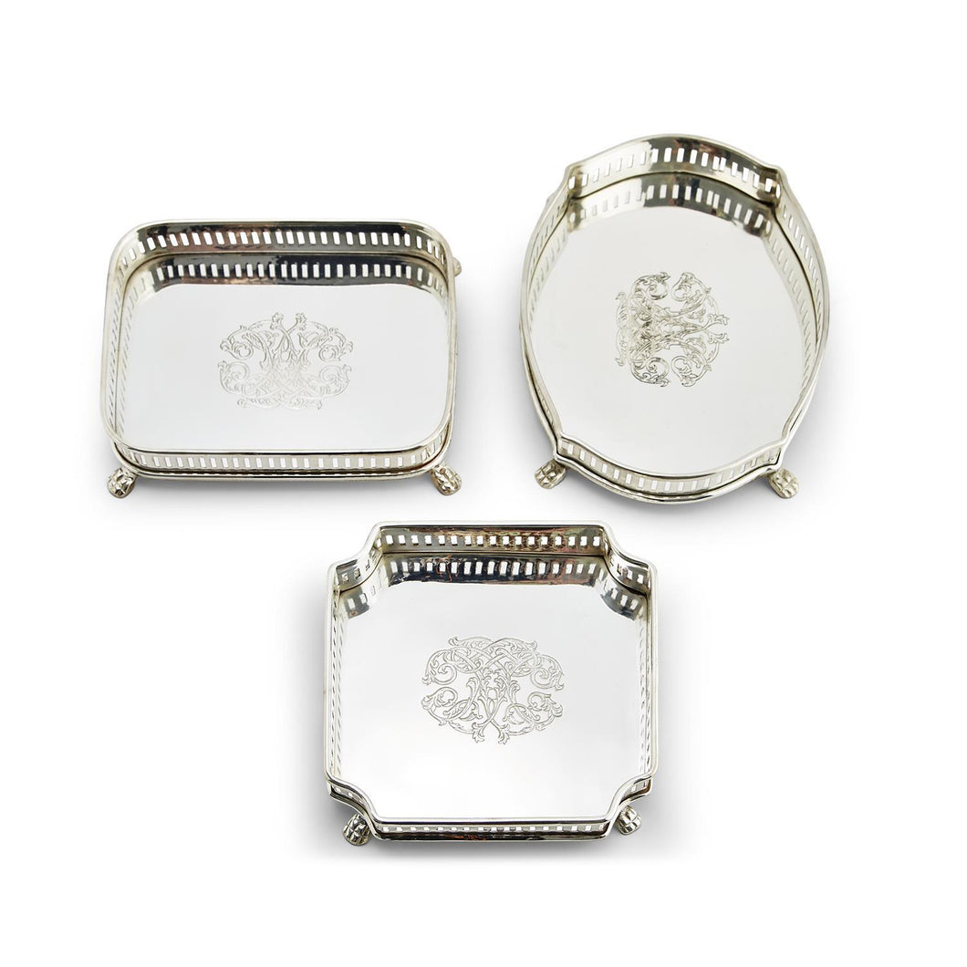 Silver Engraved Tray