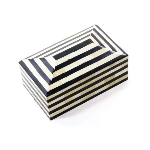 Black and White Bone Box