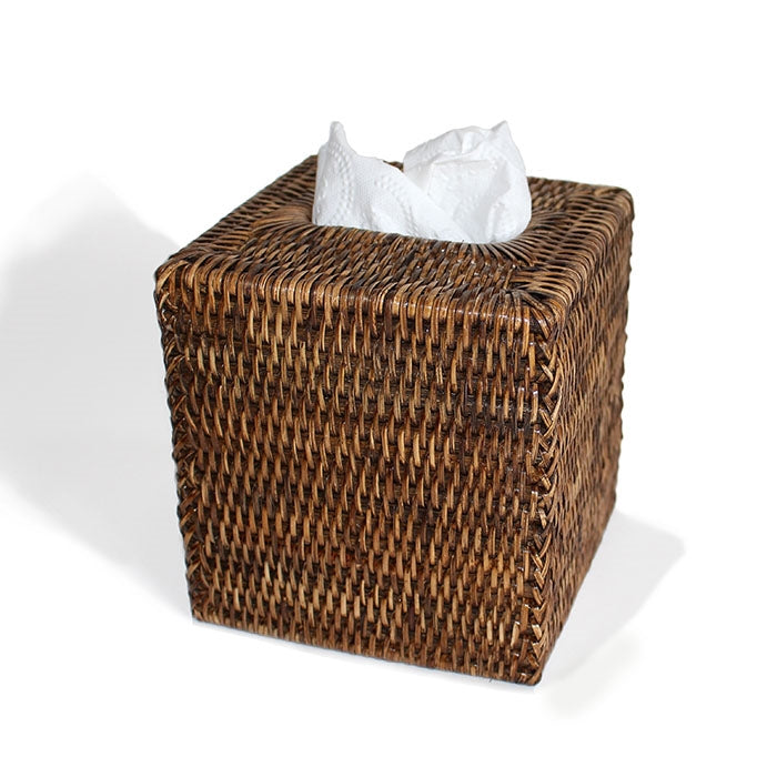 Rattan Tissue Box