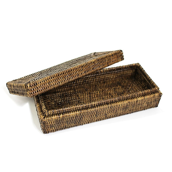Rattan Rectangular Long Box