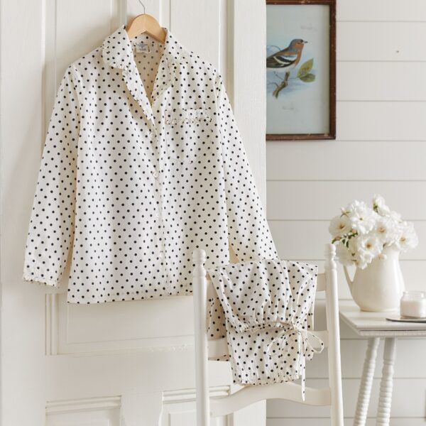 Black Dot Pajama Set