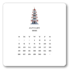 Load image into Gallery viewer, 2025 Chinoiserie Calendar with Easel
