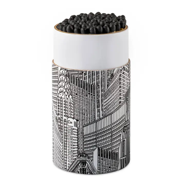 Cityscape Cylinder Matchbox