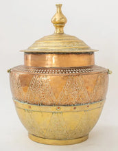 Load image into Gallery viewer, Vintage Indian Brass Coal Scuttle
