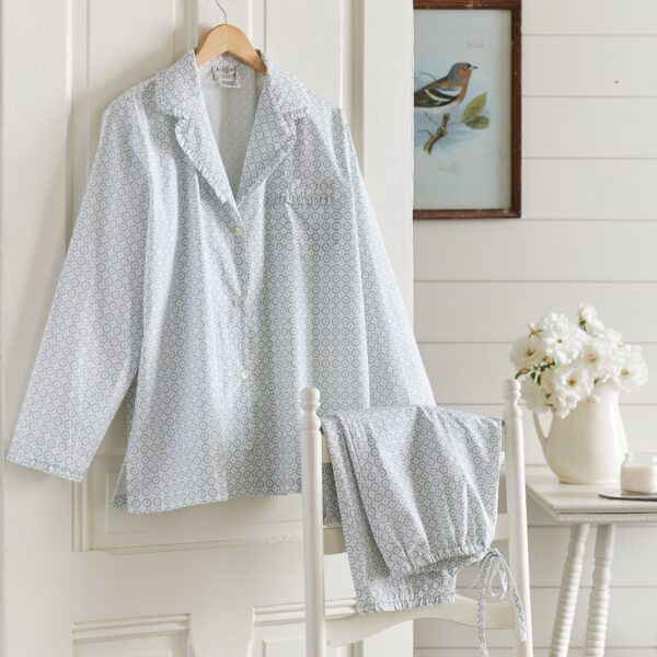 Blue Printed Pajama Set
