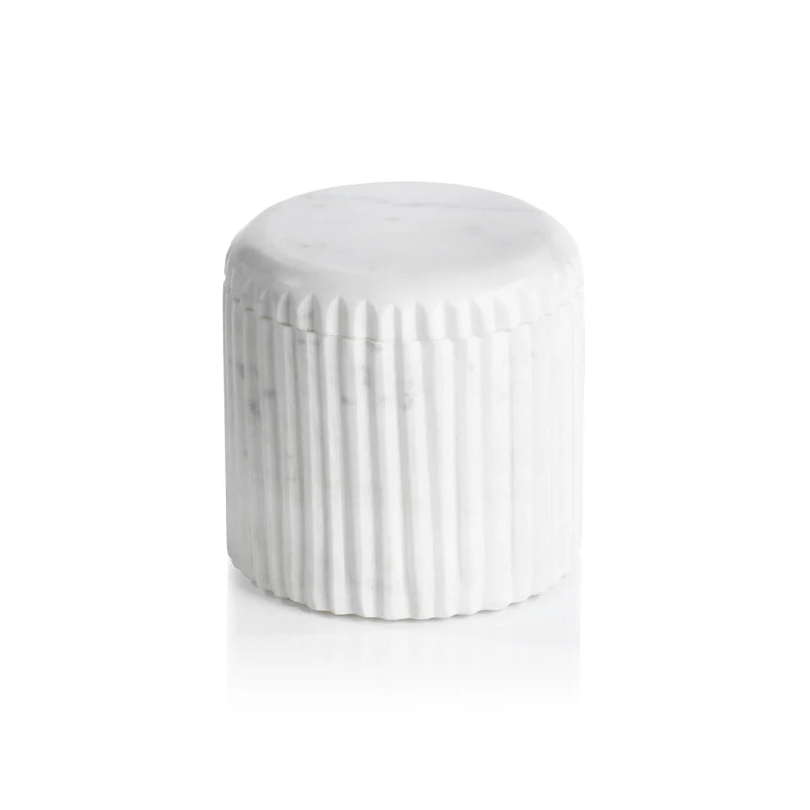 Marble Container with Lid
