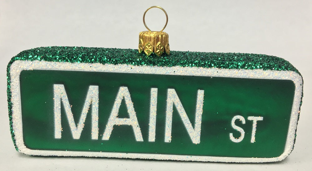 Main St. Sign Ornament