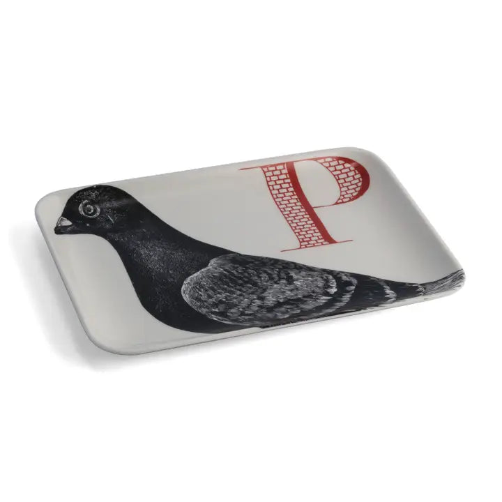 P Pigeon Alphabet Tray