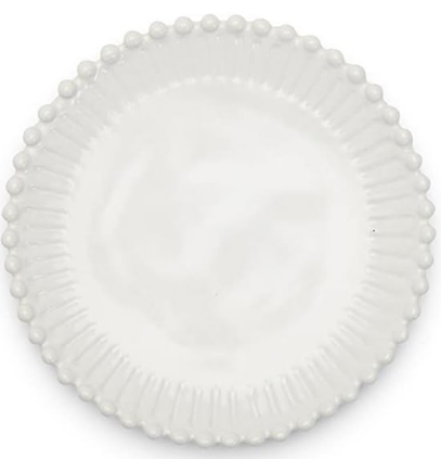 Beaded Edge Dessert Plate