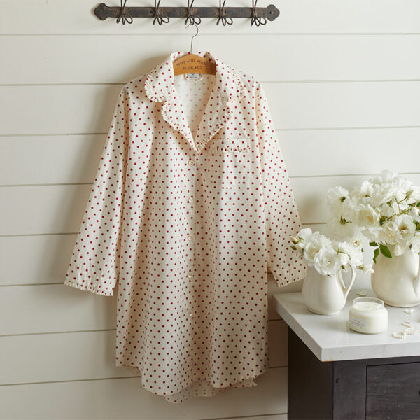 Red Dot Nightshirt