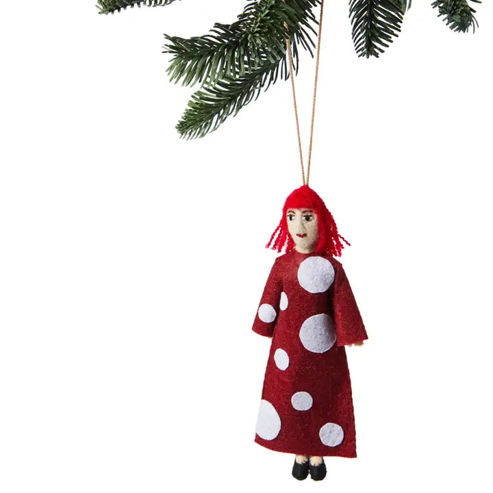 Felt Yayoi Kusama Ornament