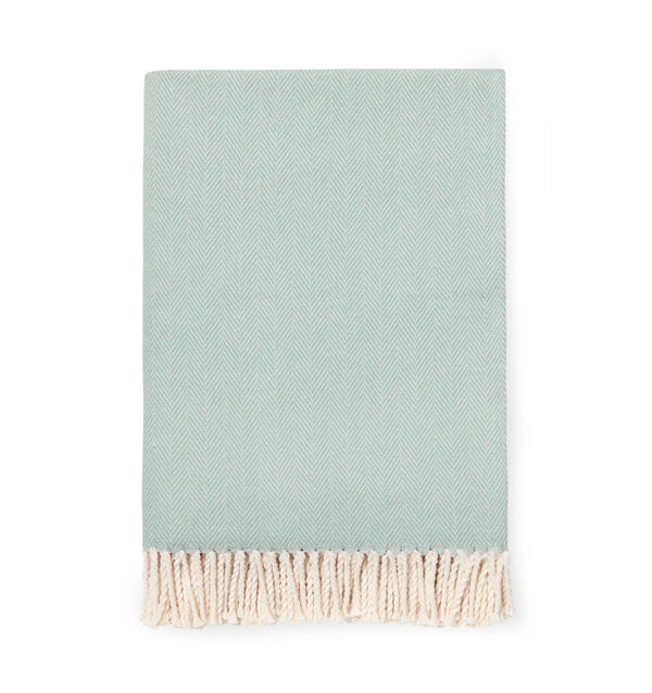 Sferra Throw in Aqua