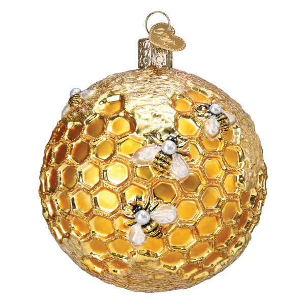 Round Busy Bee Ornament