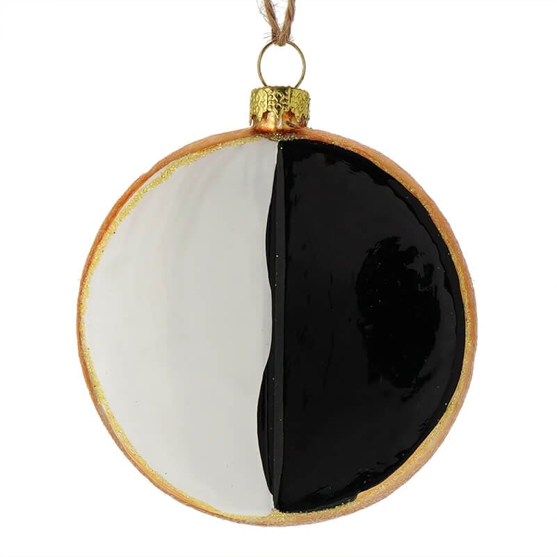 Black and White Cookie Ornament