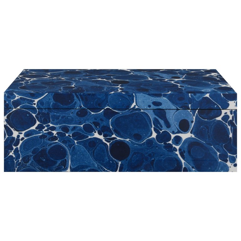Atlantis Blue Hinged Box