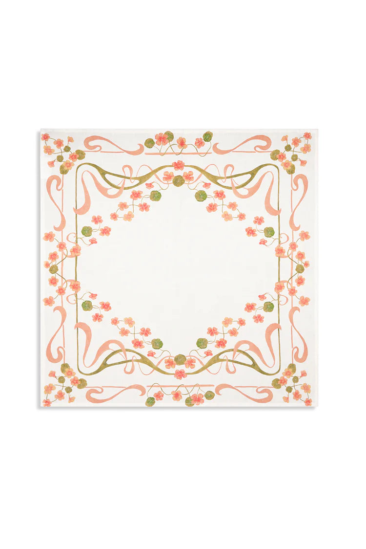 Capucines Nasturtium Linen Napkin