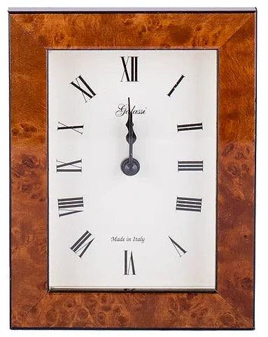Chestnut Burl Clock
