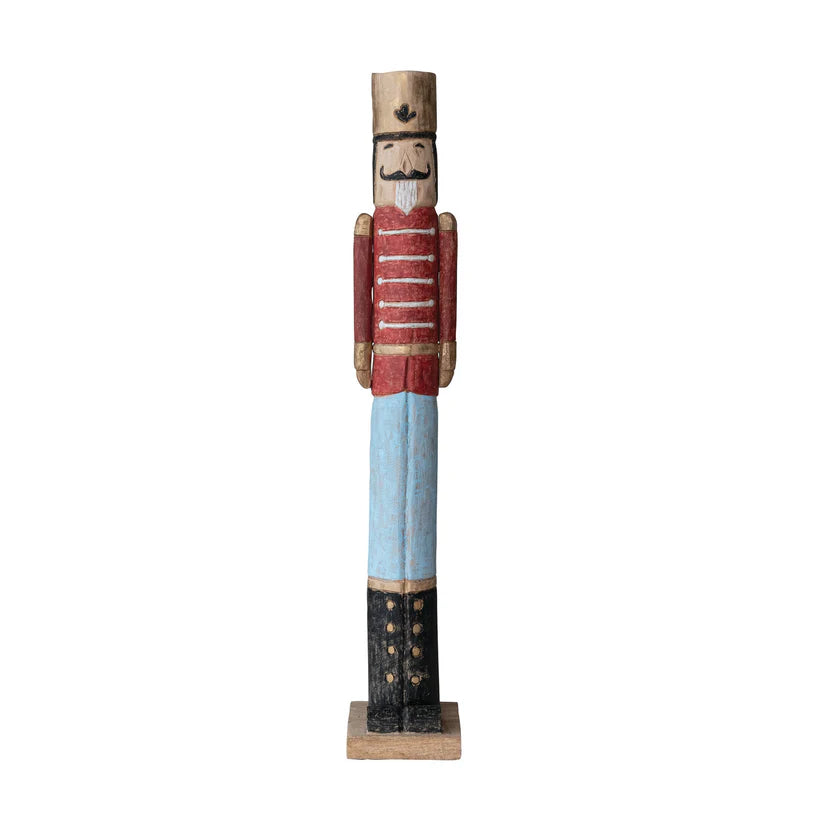 Distressed Mango Wood Nutcracker