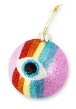 Load image into Gallery viewer, Rainbow Evil Eye Ornament
