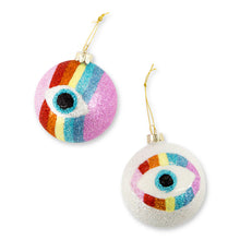 Load image into Gallery viewer, Rainbow Evil Eye Ornament
