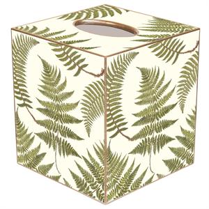 Fern Tissue Box Cover