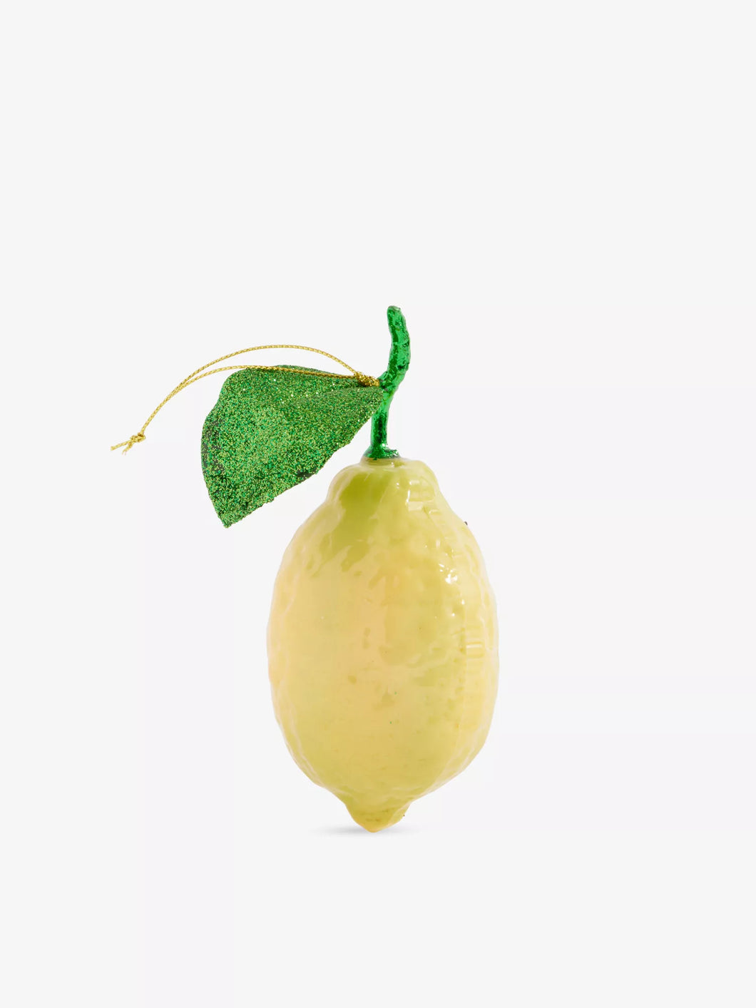 Glass Lemon Ornament