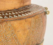 Load image into Gallery viewer, Vintage Indian Brass Coal Scuttle
