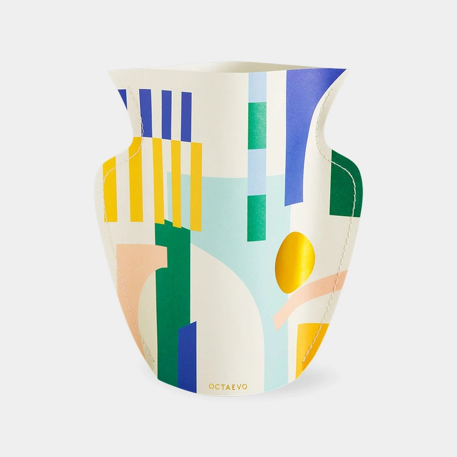 Multi Color Mini Paper Vase