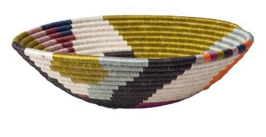 Rwanda African Bowl in Olive