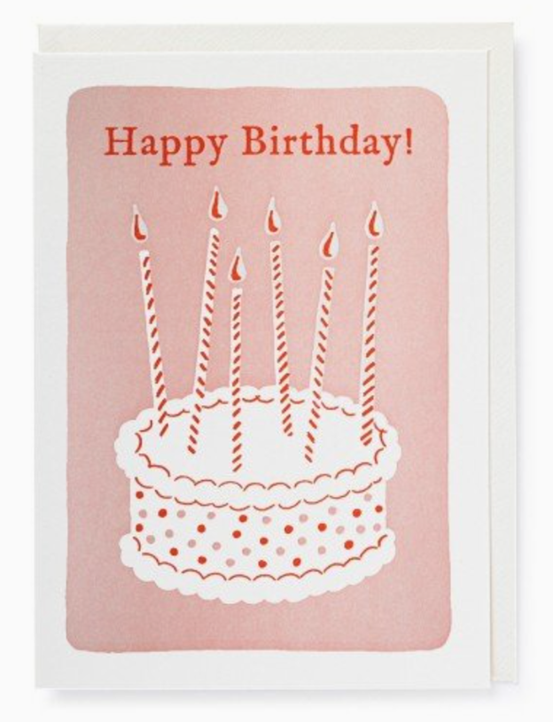Happy Birthday Cake Card