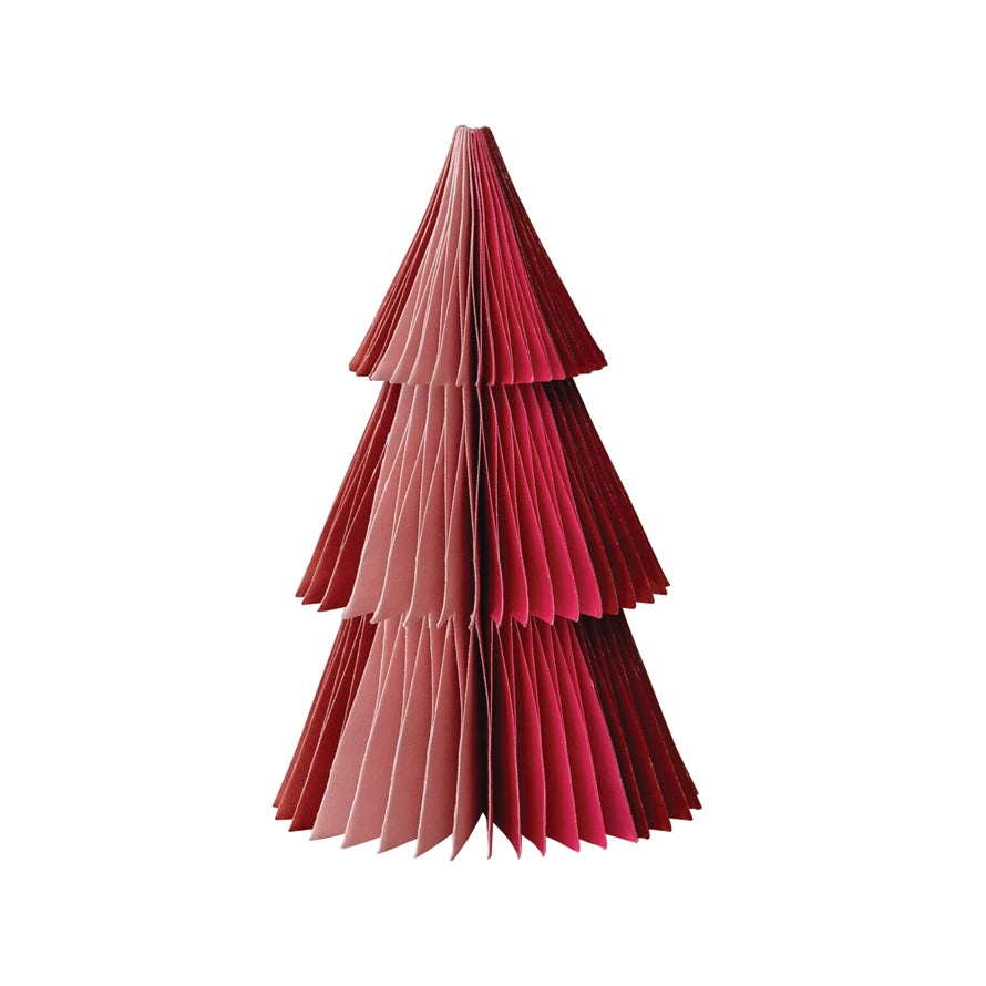 Red and Pink Paper Tree