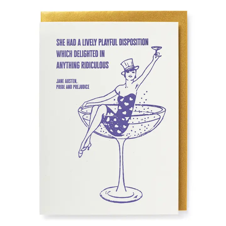 Pride and Prejudice Quote Card