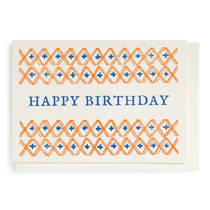 Printed Happy Birthday Card