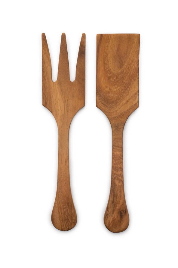 Large Acacia Wood Salad Servers