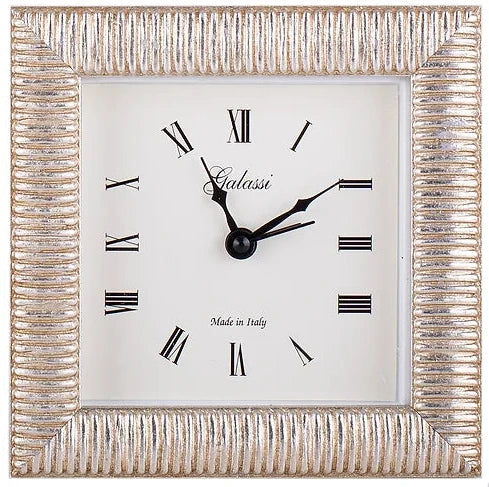 Silver Linear Clock