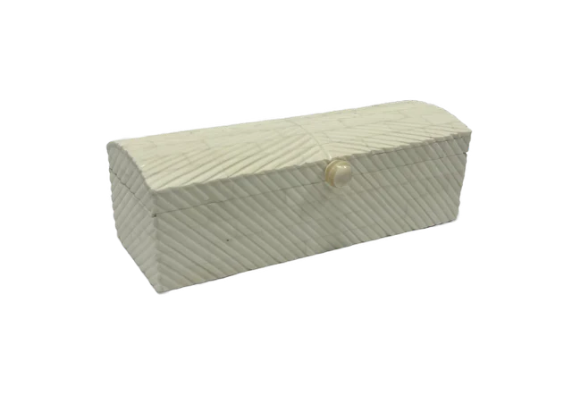 Hand Carved Bone Box