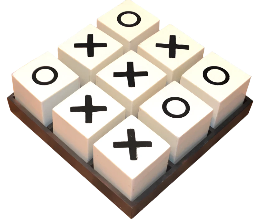 Large Tic Tac Toe with Tray