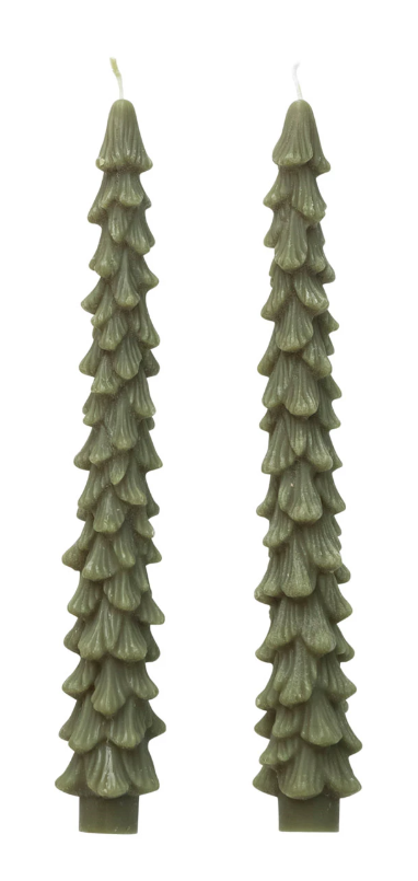 Pair of Tree Taper Candles