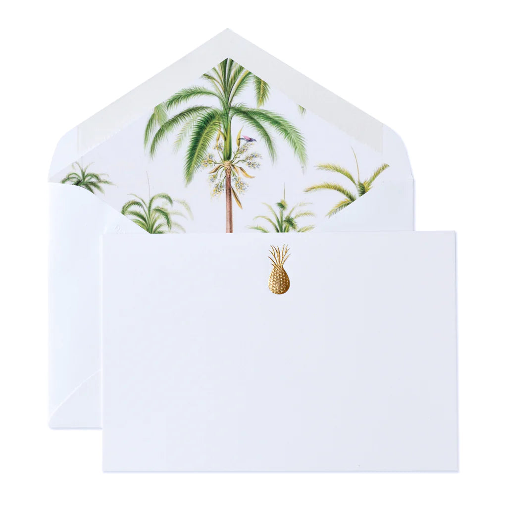 Tropical Pineapple Notecard Set