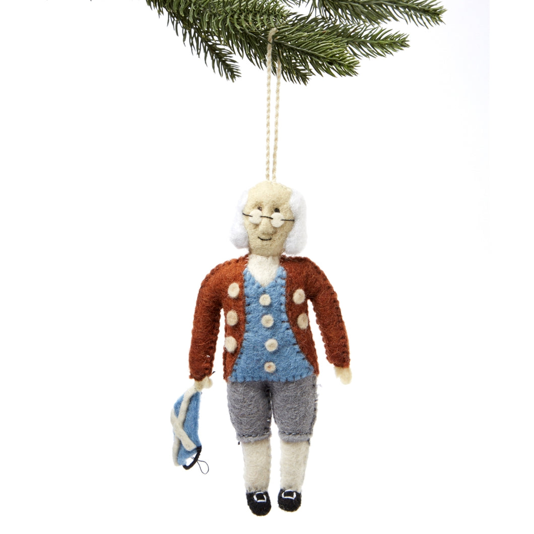 Benjamin Franklin Ornament