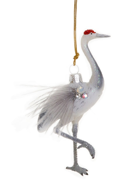 Red Crowned Crane Ornament