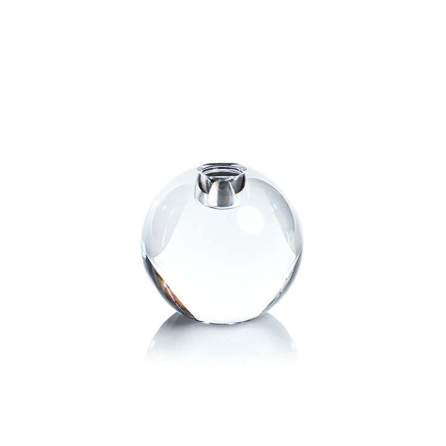 Round Crystal Candle Holder