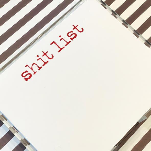 Shit List Pad