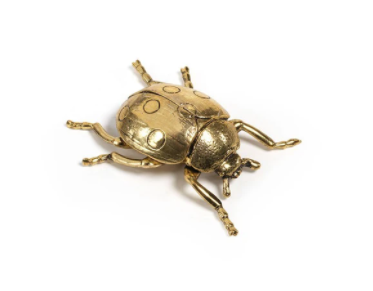 Decorative Gold Ladybug