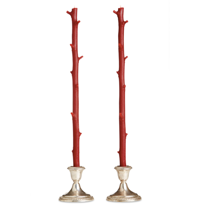 Stick Candle Pair Cherry