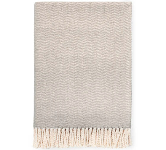 Sferra Celine Throw Mushroom