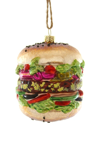 Veggie Burger Ornament